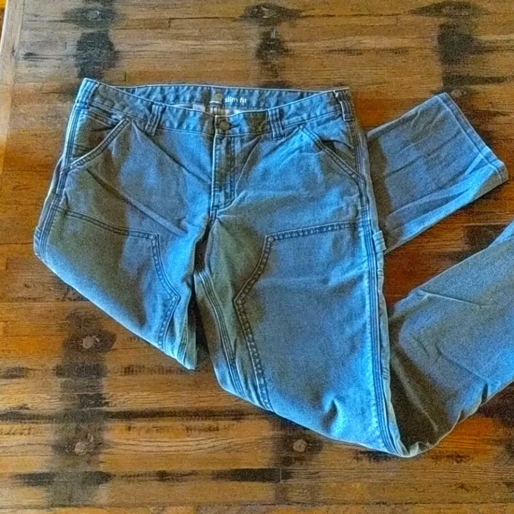 CARHARTT Canvas Double Front - Slim  Like New!